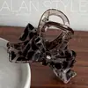 Un Clip de Moño Dulce Transparente Estilo Coreano A Lan para Mujer Parte Posterior de la Cabeza Horquilla Clip de Tiburón Mediano Suave Elegante Elegante