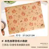 Papel de embrulho para sanduíches, absorvente de óleo, à prova de óleo, bandeja de papel para sanduíches de hambúrguer, prato para assar pão, almofada de papel, pode ser cortada para uso doméstico
