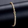 Pulsera Jinse de lujo ligero ajustable con circonita para mujer, pulsera geométrica con forma de corazón de moda, pulsera de primavera para compañeras de trabajo, venta al por mayor