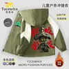 Jaqueta Delta Action Storm Attack à Prova de Vento e Impermeável com Forro de Fleece para Crianças de Tamanho Médio a Grande Roupas Infantis Outono Inverno