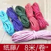 Enredadera de Papel de Color / Material de Papel para Manualidades Florales DIY Material de Rosa de Papel Clase de Manualidades Hecho a Mano Cuerda de Papel de Color Envío Gratis