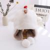 Nuevo Sombrero Coreano de Invierno para Niños, Lindo Pollo Cucú con Orejas, Sombrero de Felpa, Terciopelo Engrosado, Cálido para Niños Medianos y Grandes