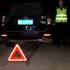 Triângulo de Advertência de Estacionamento de Emergência para Carros, Sinal Dobrável Multifuncional para Inspeção de Veículos