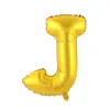 Balão de Letra de Folha de Alumínio Dourado Prata Ouro Rosa 32 polegadas Versão Americana Balão de Letra para Decoração Festa Layout