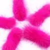 Bola de Pelo de Visón Real 3*7cm Pajarita Pompones de Visón Bola de Pelo de Conejo Accesorio para el Cabello de Lazo DIY con Elementos de Estilo Nacional