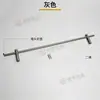 Tubo Redondo de Aleación de Aluminio de 8 mm Barandilla Poste Gabinete de Madera Soporte Metálico Barrera Poste Valla Poste Decorativo Tira