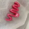 Pinza para el cabello de alta gama con exquisita espiral en la parte posterior de la cabeza, horquilla grande para el cabello de verano para mujer, pinza de tiburón, tocado, accesorios para el cabello