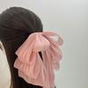 Francês gentil elegante arco clipe de fita feminino rosto - olhando pequeno de volta cabeça updo grampo de cabelo clipe de tubarão acessórios de cabelo