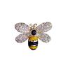 Broche de Esmalte Elegante Estilo Coreano Pin de Solapa de Abeja Linda Hebilla Anti-Exposición Pin para Chal Pin para Bufanda Venta al por Mayor en Stock
