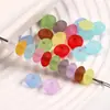 Cuentas de Ábaco Pequeñas Perforadas Translúcidas Coloridas Esmeriladas de 8 mm Material para Cadena de Teléfono Móvil DIY Pulsera Collar Joyería con Cuentas Accesorios