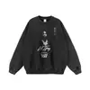 Sudadera con capucha de marca americana de moda transfronteriza, estilo retro lavado desgastado, algodón pesado, corte holgado casual para hombre y mujer, manga larga