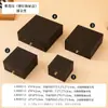 Caja de Cajón con Remaches Patrón Yalian, Caja de Joyería Plegable para Pendientes de Anillo, Collar, Caja de Embalaje con Tapa de Pulsera de Pulsera de Jade