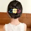 Pinza para el pelo de dibujos animados peculiar con giro para niñas, pinza de garra para el pelo de alta gama para la parte posterior de la cabeza, accesorio para el cabello