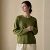 Suéter Francés Suave de Lana Hueca con Cuello Redondo para Mujer Otoño/Invierno 2026 Nuevo Estilo Perezoso Holgado Tejido