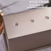 Forma de pão de forma doméstica, antiaderente, com design ondulado e tampa, segura para forno, para assar pão e bolos, feita de aço carbono