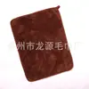 Toalla para Coche de Terciopelo Coral de Alta Densidad, Toalla de Mano con Cordón, Color Cacao, Logo Personalizado, Trapo de Limpieza para Hogar, Trapo de Limpieza para Interiores