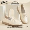 Zapatos de Mujer de Tirar Zapatos Pequeños de Piel 2025 Nuevos Mocasines Casuales Versátiles Planos Suela Suave Zapatos de Madre Zapatos para Mediana Edad y Mayores