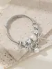 Pulseira da família Pan explosões transfronteiriças pulseira de miçangas DIY gato de pérola laço estrela de cinco pontas amor joias da moda
