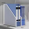 Estante de archivos de escritorio, estante de almacenamiento para estación de trabajo de oficina, divisor de escritorio, organizador de libros, estante de almacenamiento de archivo de documentos