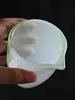Taza de té de porcelana de jade vidriada verde, separador de té para uso doméstico, taza de té individual resistente al calor y que no quema