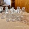 Botella Transparente Redonda de Hombro de 45 ml con Calibre 15, Compacta y Portátil, Fácil de Verter y Transportar Productos de Belleza y Cuidado Personal