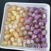 8-16mm Duas Cores Coração Macio Forma Coração Fino Glitter Mermaid Cor Mutável UV Resina Luminosa Contas Pulseira Colar de Contas DIY
