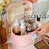 Bolsa de Cosméticos de Pana Gran Capacidad Bolsa de Almacenamiento de Cosméticos de Alto Valor Sentido de Alta Gama Linda Nicho Portátil Bolsa de Lavar