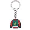 Llavero de Dibujos Animados Navideños DIY Accesorios Llavero de Goma Suave de PVC Colgante para Bolso Pequeños Regalos Venta al por Mayor Transfronteriza
