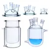 Accesorios para Reactor de Vidrio Válvula de Descarga Botella de Reacción Válvula Inferior Brida Embudo de Pistón Sello Mecánico Paleta Mezcladora de Ptfe