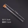 Tubo de Incenso de Vidro Agarwood Sândalo Pacote de Teste de Incenso Barril de Incenso de Plástico Embalagem de Tubo de Incenso Armazenamento Doméstico Metabo