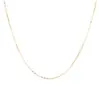 Prata de Lei S925 Banhada a Ouro 18K, Corrente Fina para Camadas, Versátil para o Dia a Dia, Colar com Pingente Delicado, Colar de Prata de Lei, Corrente para Clavícula, Corrente de Pescoço