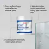 Pintura Escarchada de Vidrio Jakehoe para Puertas y Ventanas de Baño en Casa, Protección de Privacidad, Bloqueo de Luz, Secado Rápido, Pintura Impermeable Semitransparente