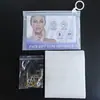 Sticker Facial V de Fábrica Rostro V Pequeño Femenino Encaje Rojo Cibernético Banda Transparente Ajustada Cubierta Facial Garra Cosmética Invisible Rostro