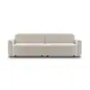 Muebles Lao Ming Hao Xinyu Sofá Fila Recta Producto Nuevo Nórdico Minimalista Moderno Simple Sala de Estar Sofá de Tela Wabi-Sabi
