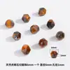 Cuentas Facetadas de Ojo de Tigre Transfronterizas Cuentas Sueltas Pulsera DIY Joyería con Cuentas Pulsera de Jade Natural Cuentas Espaciadoras Accesorios