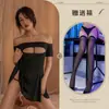 Lencería sexy, pijama sexy con transparencias, tentación uniforme, camisón sin extracción, conjunto de deseo ardiente y puro 484