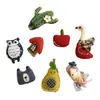 Novos Acessórios para Bonecas com Formato de Animal Cartoon Coruja Frutas Acessórios para Broche DIY Roupa Bolsa