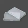 Caja de Almacenamiento de Plástico Transparente Rectangular para Herramientas, Papelería, Cuentas, Piezas de Ferretería, Caja Organizadora para Equipo de Pesca, Empaque de Tarjetas