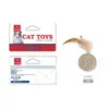 Brinquedo de Sisal para Gatos Nunbell Transfronteiriço com Pena Colorida Rato Cat Teaser Brinquedo de Autoentretenimento Brinquedo de Simulação para Pet