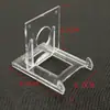 Soporte de Bloque de Tarjeta Transparente Ajustable Telescópico Ángulo de Presentación Ensamblaje Adecuado para Varios Soportes de Exhibición de Tarjetas Base