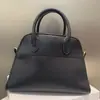 Bolso de Mano de Piel de Vaca de Alta Calidad 15 pulgadas Casual Gran Capacidad Bolso Tote Normcore Ropa de Trabajo Diario Bolso de Piel Genuina