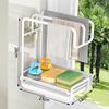 Fornecimento de fábrica suporte de pano sem furos montado na parede suporte de cozinha de parede suporte de armazenamento de mesa para pano de louça suporte de pano para pendurar