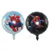 Balão Novo Desenho Animado 18 polegadas Padrão Homem-Aranha Filme de Alumínio Balão Decoração Festa Super-Herói Arranjo de Balões Atacado