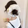 Gravata de Cabelo Elegante e Suave Estilo Coreano 2025 para Mulheres, Nova Faixa de Cabelo de Renda para Penteados de Coque, Acessório de Cabelo