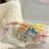 Meias Grossas Estilo Princesa Doce para Mulheres Outono e Inverno Fofas Meias de Pelúcia para Dormir Meias Quentes de Coral Fleece para Casa