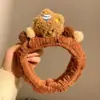 Diadema de Peluche para Lavado Facial para Mujeres, Antideslizante, Sin Marcas, Diseño Lindo y de Alta Gama Personalizable, Adecuada para Aplicar Mascarillas Faciales y Maquillaje, Resistente a la Humedad