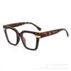 Gafas de sol cuadradas minimalistas europeas y americanas, patillas de colores de moda, protección UV, gafas de moda para ventas transfronterizas