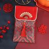 Bordado de Brocado Manualidad Vintage Nuevo Estilo Chino Sobres Rojos Regalos de Boda Sobres de Regalo Regalos de Bendición para Bebés Al por Mayor