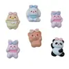 Óculos de Sol Desenho Animado Fofos Brilhantes Urso Panda Coelho Cachorrinho Grampo de Cabelo Elástico de Cabelo Capa de Celular Acessórios de Resina DIY