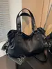 Bolsa Tote de Ombro Único, Grande Capacidade, Estilo Coreano, Bolsa Feminina Simples Retrô em Couro Macio, Bolsa Feminina Versátil de Alta Qualidade para o Dia a Dia